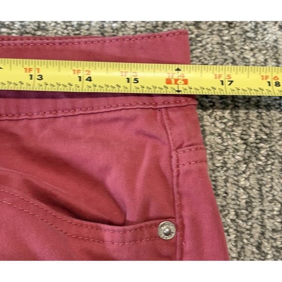 Mugsy Jeans Pants Mens 33x33 Red Nantuckets Chino Stretch Khakis Classic - Picture 5 of 6
